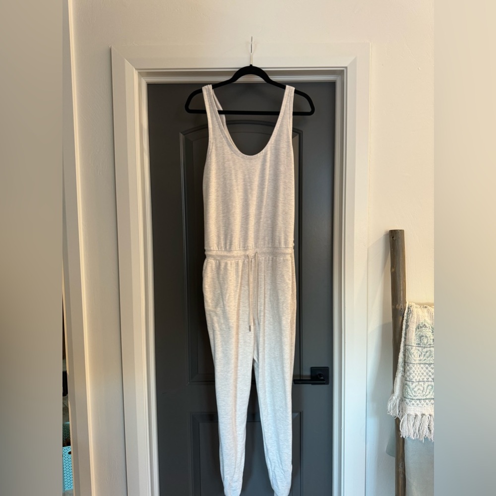 Athleta toasted brown heather balance jumpsuit